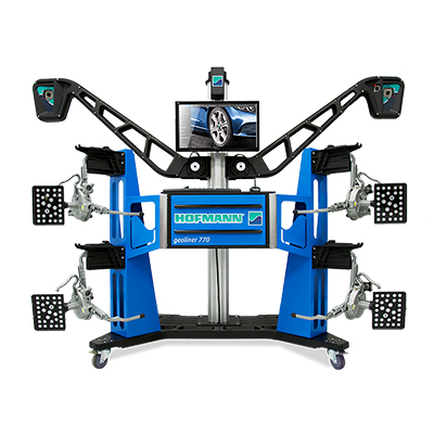 Hofmann Geoliner 770 Mobile Imaging Wheel Aligner with AC 400 Clamps & Vin Reader