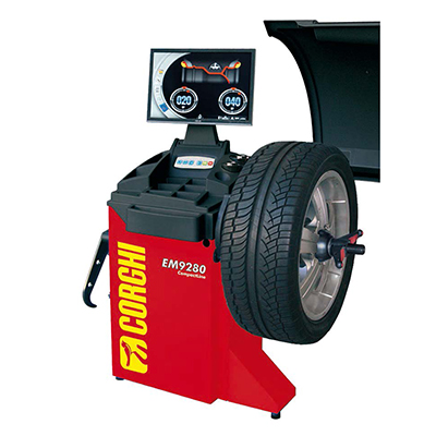 CORGHI EM9280 WHEEL BALANCER W/LCD MONITOR