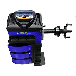 DOMINATOR 200 HAND SPIN WHEEL BALANCER BLUE