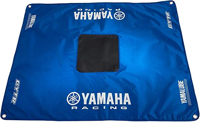 YAMAHA LOGO WORKPAD BLUE