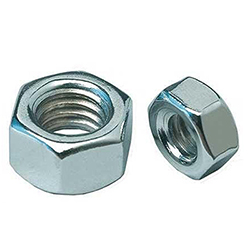 SAE CHROME HEX NUTS 25 PACK