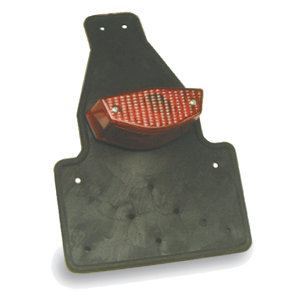 MOTION PRO RUBBER TAILPLATE WITH TAILLIGHT ASSEMBLY